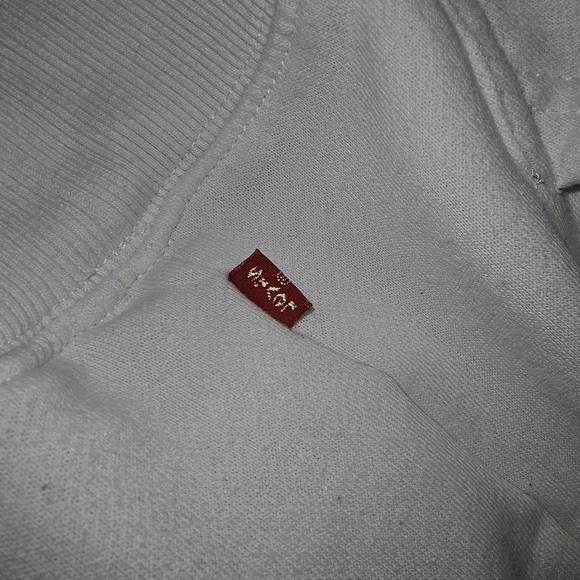 Levi's White Sweatshirt with Red Tag - Picture 2 of 2